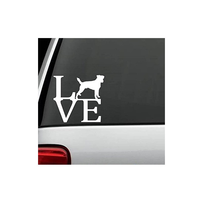 B1085 Jack Russell Terrier Love Dog Decal Sticker