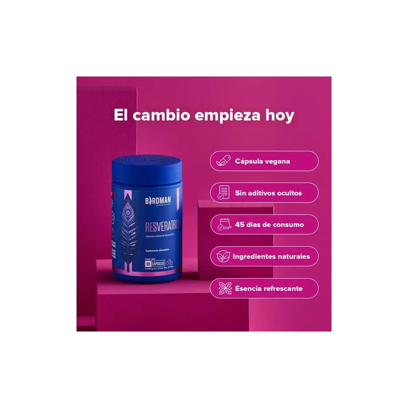 Kit Creatina Electrolitos Resveratrol Antioxidante 45 Cáps