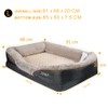 JOYELF Large Memory Foam Dog Bed, Orthopedic Dog Bed &