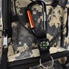 AceCamp Munkees 8mm Carabiner with Compass Strap, Small Pocket-Sized Waterproof
