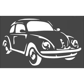 Unbranded 1- 5x8 inch Stencil, (TB-26) Auto Car Vehicle (6mil)*****