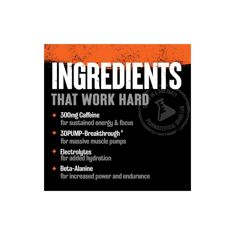 Animal Primal Muscle Hydration + Preworkout Powder – Contains Beta