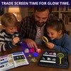 PIBEX Fluorescent Rock Science Kit, 6 Glowing Rocks, with UV