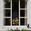 Cholemy 16" Halloween Witch Window Clings Tapping Scary Glass Decor