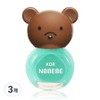 Nbbebe Children's Nail Polish, Funny Mint, 3 Pieces / 엔비베베 아동용 매니큐어, 퍼니민트, 3개
