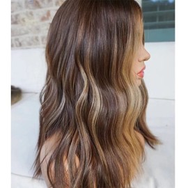 Highlight #4/27 Oulaer Hair for Black Women 12inch Brazilian Remy Hair 13x6 HD Transparent Lace Front Wig Body Wave Human Hair Wig 150% Density with Baby Hair Natural Hairline Glueless Knots