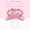 CutiePlusU Adult Sized Pacifier Dummy for Adult-Big Shield DIY Handmade-Bunny
