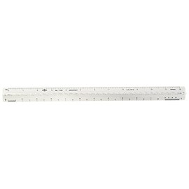 Alvin, 110P, High Impact Plastic Architect Triangular Scale, 12"