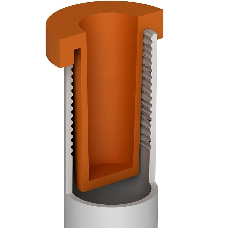dexierp Protection Force Flanged Tapered insert Cap and Plug For