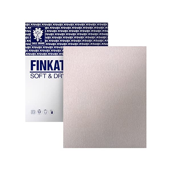 Eagle 9x11 Aluminum Oxide Finkat Soft & Dry Sanding Sheets, Flexible Back, Grit P360, 116-0360, 100 sheets