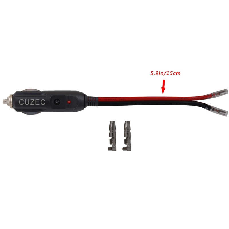 CUZEC (10-PCAK 12V adaptador de corriente para encendedor de cigarrillos