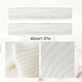 2 Pairs Knitted Leg Warmers for Women Girls, Leg Warmers 80s, Black Leg Warmers, White Leg Warmers, Winter Boot Cuffs Warm Knee Warmers, Lady Fashion Long Boot Cuff Knee Socks