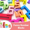 nnOuOnn Wooden Number Building Blocks, Number Blocks Toys for Kids,