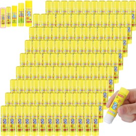 Zubebe 200 Pcs White Glue Stick Washable Glue Stick for Crafts Home School Classroom Students Teachers Employees Scrapbooking Crafting Supplies