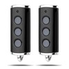 pepape 2 x hand-held transmitters for Hörmann HSE4-868-BS HSE2-868-BS HS4-868-BS,