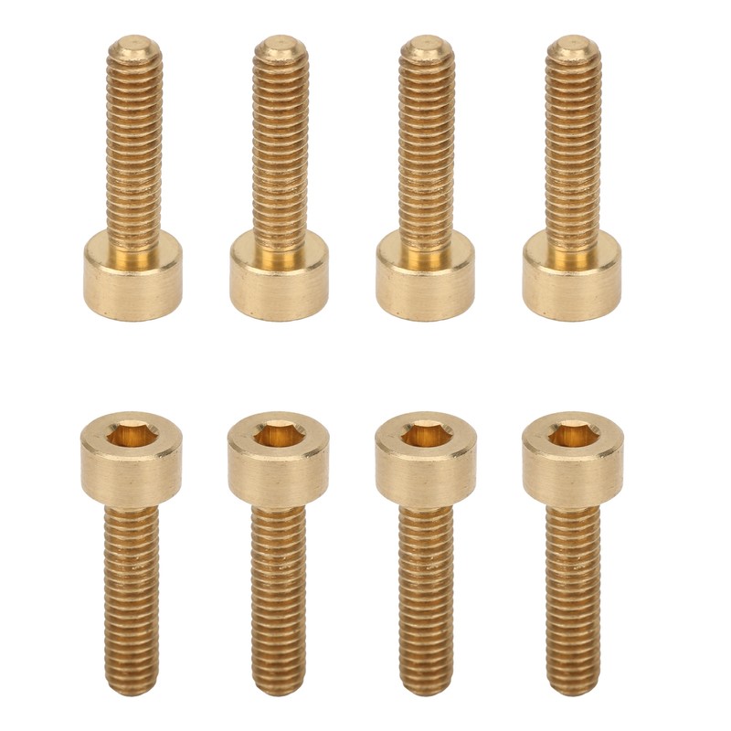 50Pcs Cap Hex Socket Screw Copper Fastener Hardware Tools Industrial