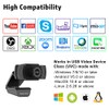 Septekon Cámara Web HD 1080P con micrófono, cámara Web de