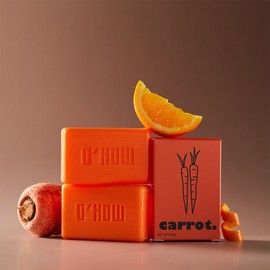 Oahu Orange Carrot Natural Soap All-in-One Vegan Body Wash 125g / 오하우 오렌지당근 천연비누 올인원 비건 바디 워시 125g