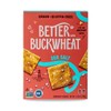Better with Buckwheat Sea Salt Crackers, Complete Protein, Gluten-Free Crackers,