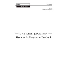 Hymn to St Margaret of Scotland: Vocal score (New Horizons)
