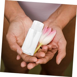 PACKOVE 4Pcs Multi Function Push Pump Dispenser Bottles for Nail Polish Remover Makeup Remover and Toner Durable Pet Travel Containers Convenient Liquid Pressing Design