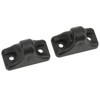 2PCS Sun Visor Mount Bracket Clip 94473143900 Black Compact Structure