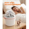 Ice Cream Maker Machine, 1.6 Quarts Double Freezer Bowl