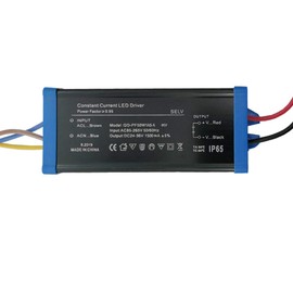 HANNAHONG 50W Constant Current Driver DC24-36V 1500mA High Power LED Power Supply Transformer for Street, Flood, Spot, High Bay, Wall Washer, Grow Light (50W Single Color)