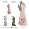 Intra-FIT Long Gardening Gloves for Women,Durable Rose Pruning Gloves Thorn