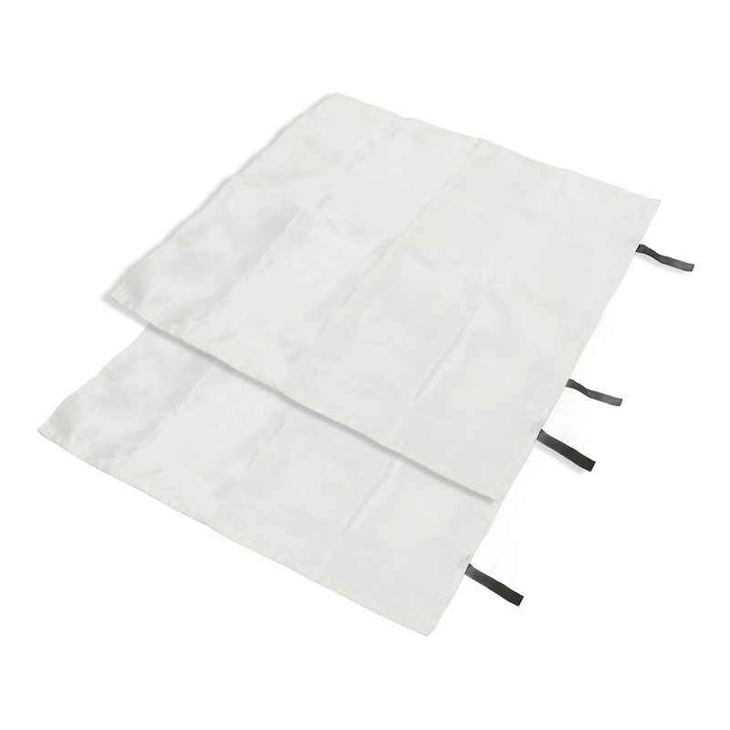 2pcs Emergency Fire Blanket Fiberglass Good Insulation Easy to Use