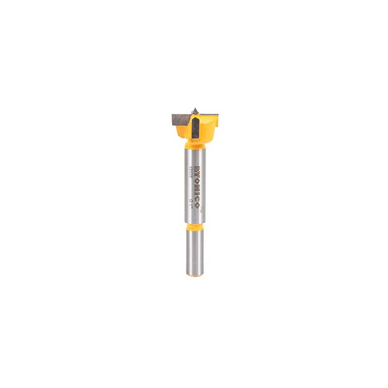 YONICO 43028C 1-Inch Diameter Carbide Forstner Drill Bit 10mm Shank