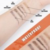 Microblading Eyebrow Pencil, 2 in 1 Natural Liquid Eyebrow Waterproof