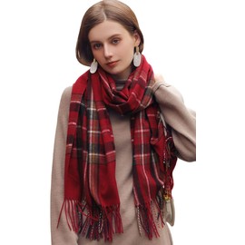 MAIRY Winter Scarf Pashmina Shawl Wrap Womens Stole 100% Cashmere Scarfs Winter Scarf Warm Wrap Wedding Men Ladies Scarves GT65003