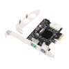 PCIe to PS/2 Adapter Card MCS9990CV Chip Built in USB2.0