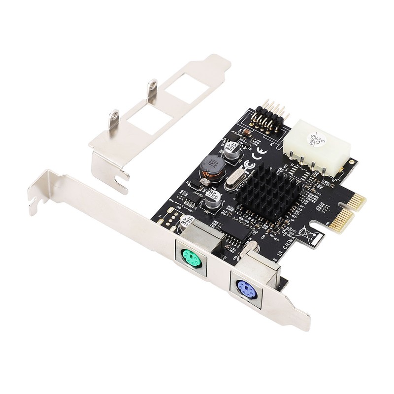 PCIe to PS/2 Adapter Card MCS9990CV Chip Built in USB2.0