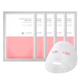 SHIMBI Derman Pull Mask, CICA Exosome x Niacinamide, 5 Pieces, Simbi Method Hari, Glossy, Beautiful Skin, Rice Bran, Shimbi