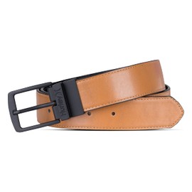 Hurley Men's Reversible Leather Belts, Tan, Small