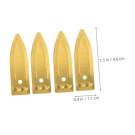 ULTECHNOVO Educational Zinc Anode Sheets 60pcs Copper Zinc Electrode Strips for Experiment Kit