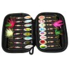 16-Piece Fishing Lure, Blinker/Spinner/Wobbler Set, Fishing Set with Carry Bag