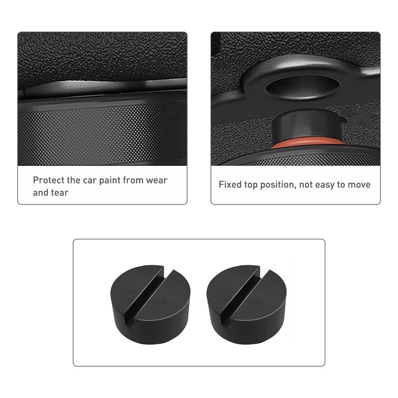 2 x Rubber Car Jack Pads, Rubber Pad for Car