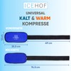 ICEHOF Universal Cooling Pad with Velcro Fastener - Flexible and