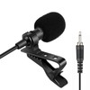 Sujeetec Lavalier Microphone Lapel Microphone Compatible with Wireless Transmitter -