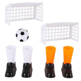 Jowxsx 1 Set Finger Soccer Game Finger Footballs Match Funny Finger Table Game Set with Two Goals for Fans Club Party Gifts Football Products Soccer Games