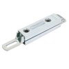uxcell 124mmx21mmx19.5mm Zinc Plated Slide Entry Slam Latch Lock Locker
