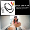 OSALADI 3pcs Indoor Security Peephole Viewer 3.6mm Lens 800tvl Wired