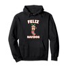 Feliz Navidog Christmas Dog Sock Golden Retriever Pullover Hoodie