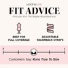 LEADING LADY, The Brigitte Racerback, Front-Closure Underwire T-Shirt Bra for