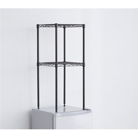 Suprima Mini-Fridge Organizer Shelves - Gunmetal Gray
