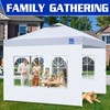 FANPAT 2Pcs Instant Canopy Tent Sidewalls for 10x10 Pop-Up Canopy,