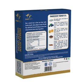 Dentamust Himalayan Cheese Chews for Dogs - Blueberry, Superfoods | Long Lasting, All Natural | Grain-Free | Rawhide-Free | Healthy Dog Treats for Medium Dogs | Antioxidant Rich (6.8oz, Pack of 3)
